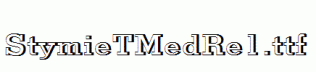 StymieTMedRe1.ttf