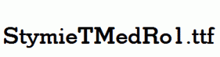 StymieTMedRo1.ttf