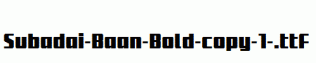Subadai-Baan-Bold-copy-1-.ttf
