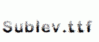 Sublev.ttf