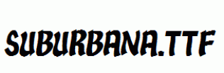 Suburbana.ttf