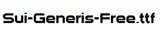 Sui-Generis-Free.ttf