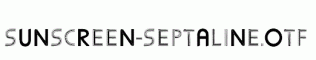 Sunscreen-Septaline.otf