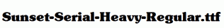 Sunset-Serial-Heavy-Regular.ttf