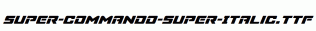 Super-Commando-Super-Italic.ttf