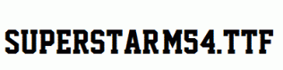 Superstar-M54.ttf