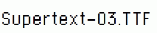 Supertext-03.ttf