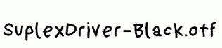 SuplexDriver-Black.otf