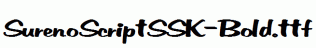 SurenoScriptSSK-Bold.ttf