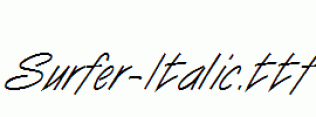 Surfer-Italic.ttf