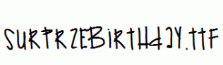 SurprzeBirthday.ttf