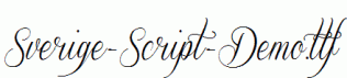 Sverige-Script-Demo.ttf