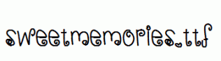 SweetMemories.ttf