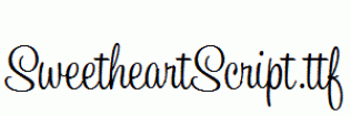 SweetheartScript.ttf