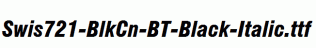 Swis721-BlkCn-BT-Black-Italic.ttf