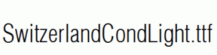SwitzerlandCondLight.ttf