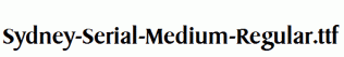 Sydney-Serial-Medium-Regular.ttf