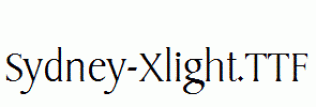 Sydney-Xlight.ttf