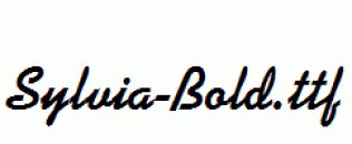 Sylvia-Bold.ttf