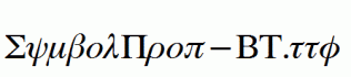 SymbolProp-BT.ttf