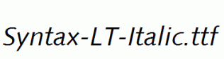 Syntax-LT-Italic.ttf