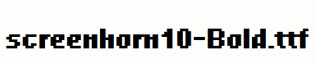 screenhorn10-Bold.ttf