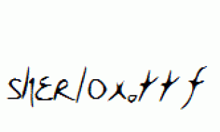 sherlox.ttf