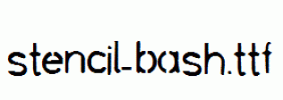 stencil-bash.ttf