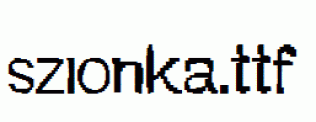 szionka.ttf