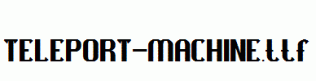 TELEPORT-MACHINE.ttf