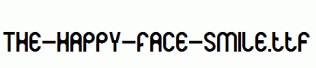 THE-HAPPY-FACE-SMILE.ttf