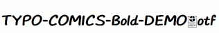 TYPO-COMICS-Bold-DEMO.otf