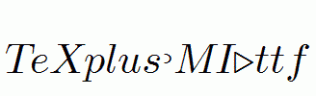 TeXplus-MI.ttf