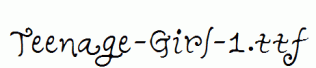 Teenage-Girl-1.ttf