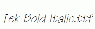 Tek-Bold-Italic.ttf