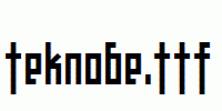 Teknobe.ttf