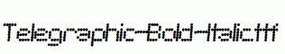Telegraphic-Bold-Italic.ttf