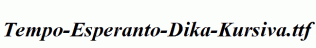 Tempo-Esperanto-Dika-Kursiva.ttf