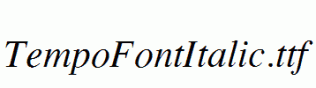 TempoFontItalic.ttf