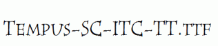 Tempus-SC-ITC-TT.ttf