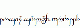 Tengwar-Gandalf-Medium.ttf