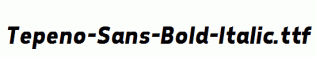 Tepeno-Sans-Bold-Italic.ttf