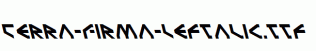 Terra-Firma-Leftalic.ttf