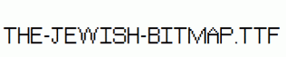 The-Jewish-Bitmap.ttf
