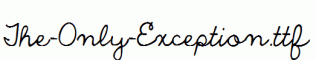 The-Only-Exception.ttf