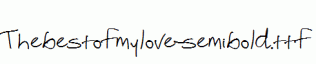 Thebestofmylove-semibold.ttf