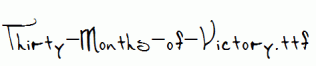Thirty-Months-of-Victory.ttf