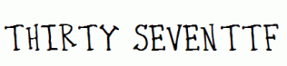 Thirty-Seven.otf