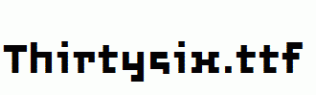 Thirtysix.ttf