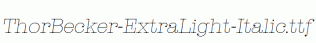 ThorBecker-ExtraLight-Italic.ttf